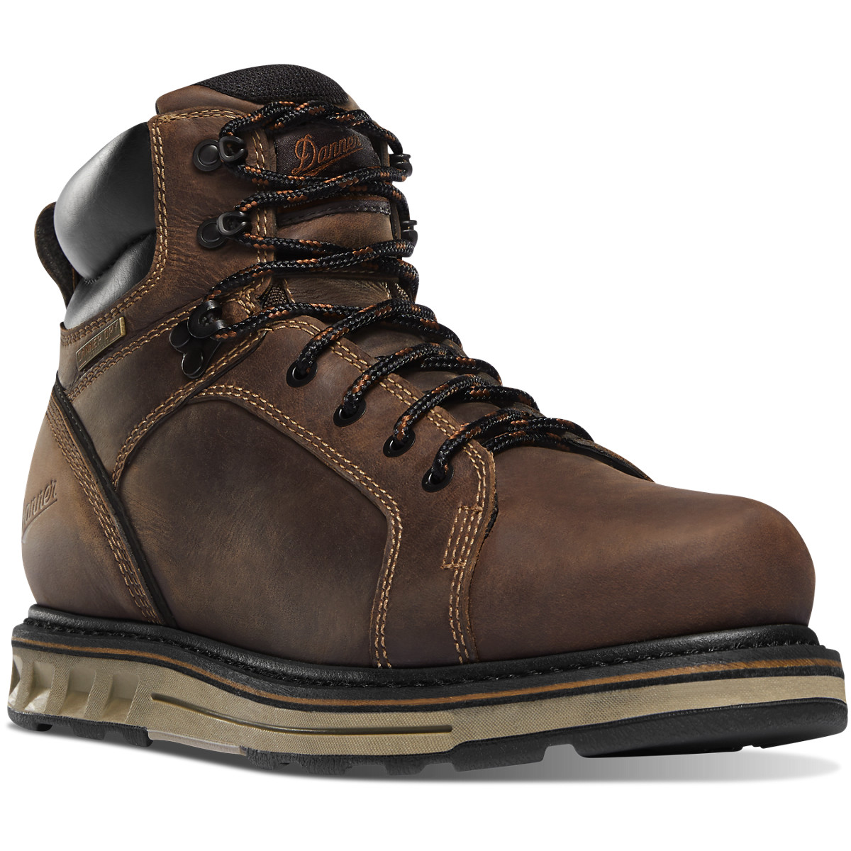 Danner Steel Yard 6 Dark Brown Work Boots Mens - South Africa 06571CRYM